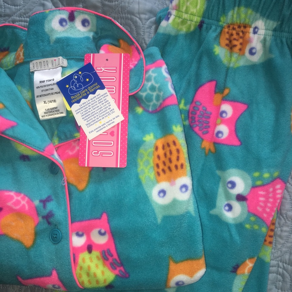 Kids Owl Pajamas